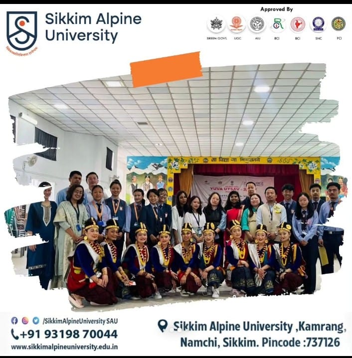 Sikkim Alpine University Shines at District Youth Festival
